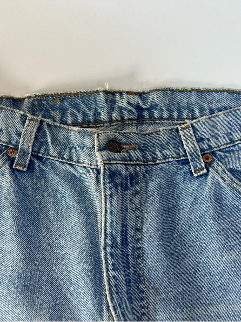 Vintage Levi’s 506 Orange Tab Made in USA Jeans 38x30 Light Wash Relaxed Fit